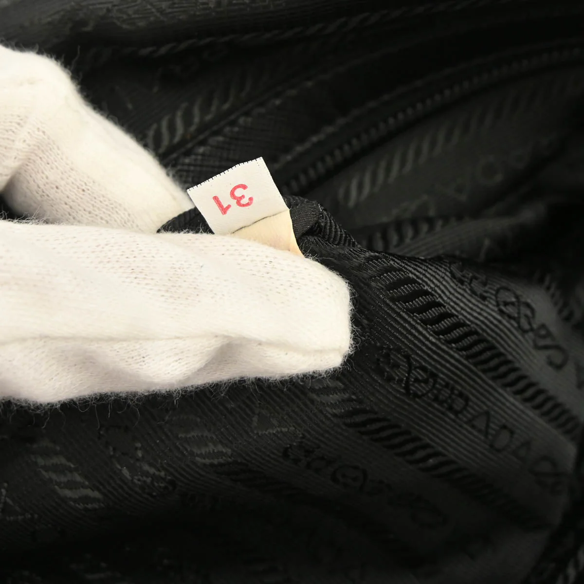 Prada Black Nylon Briefcase Handbag - Image 10