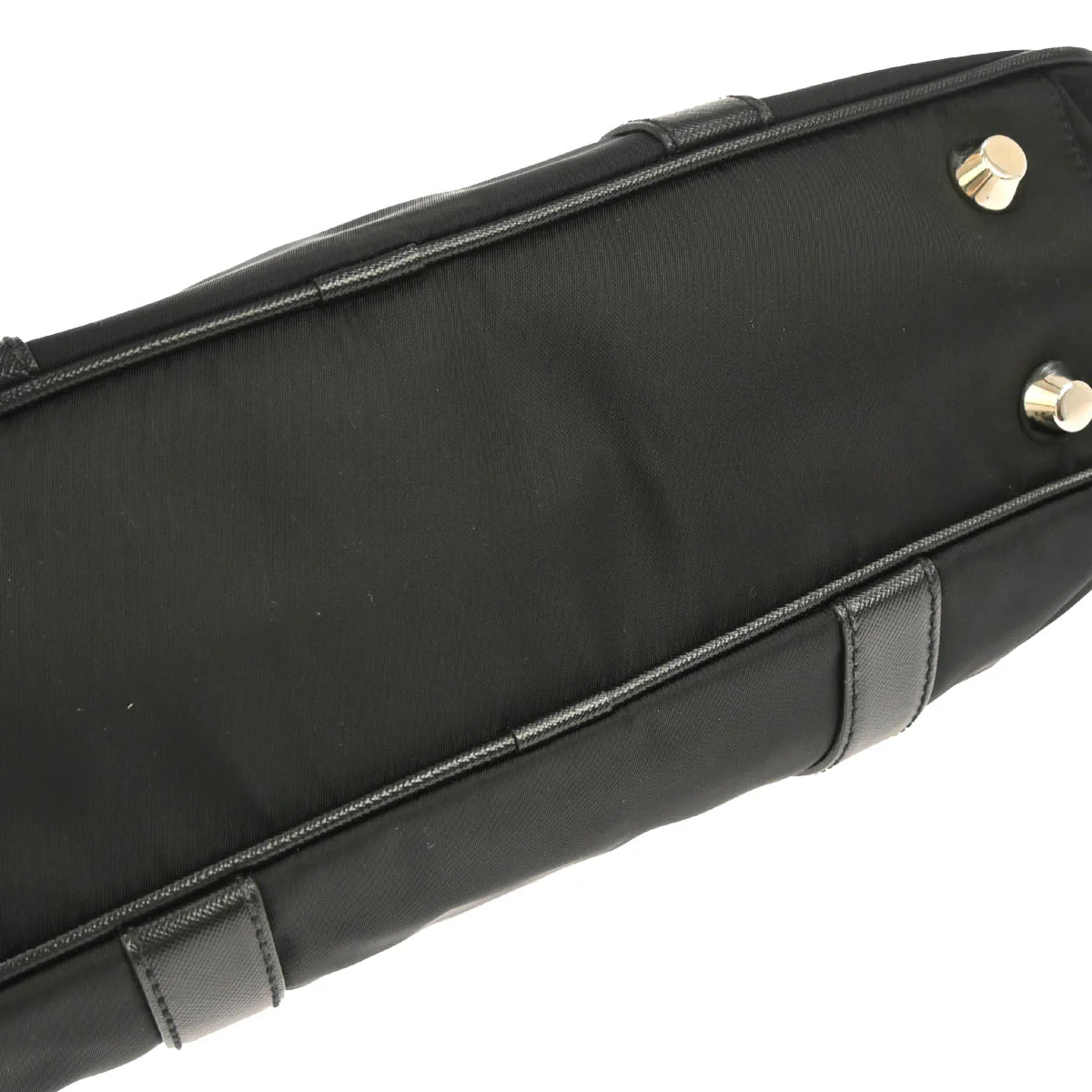 Prada Black Nylon Briefcase Handbag - Image 7