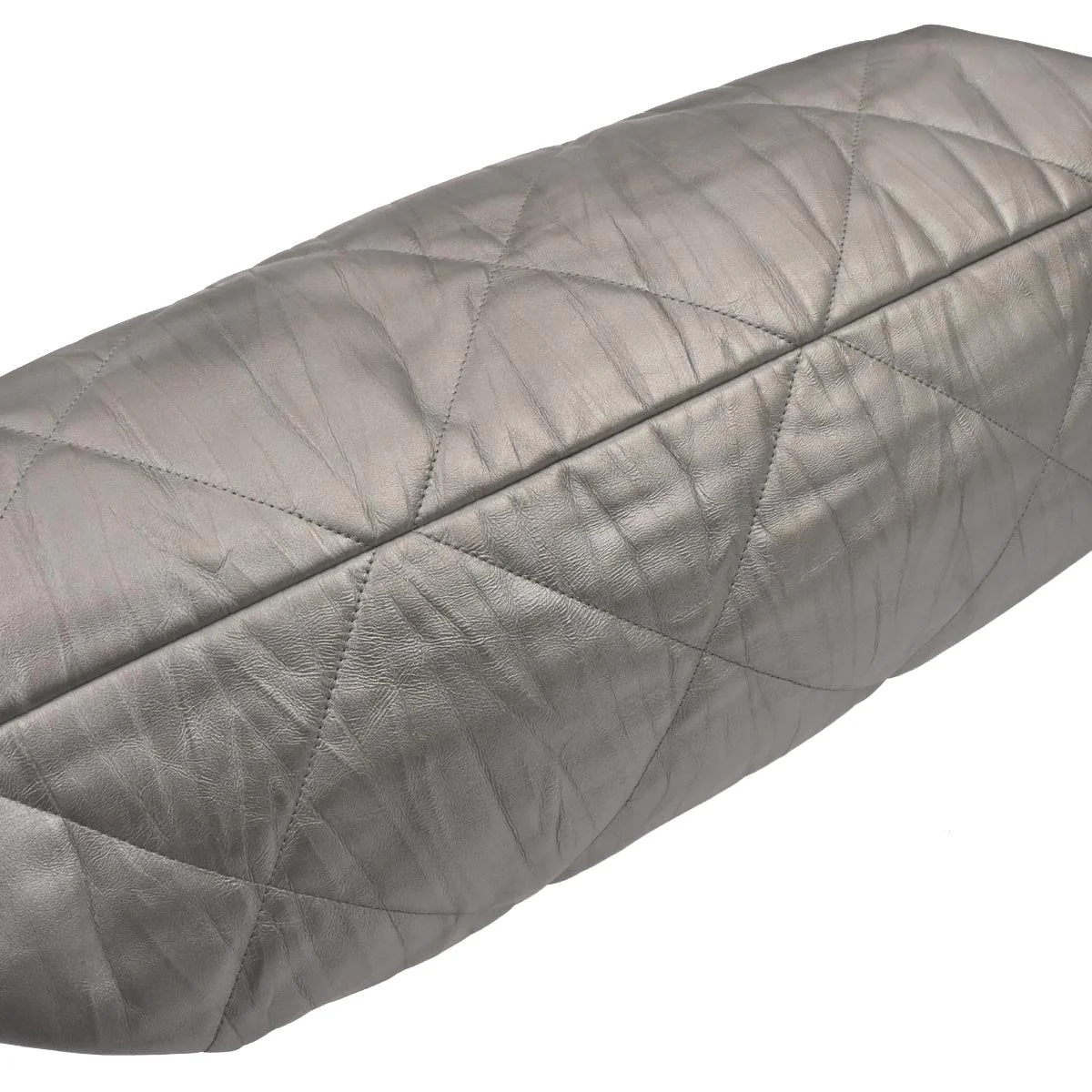 Chanel 2017-2018 Silver Calfskin Ground Control Tote Bag - Image 7