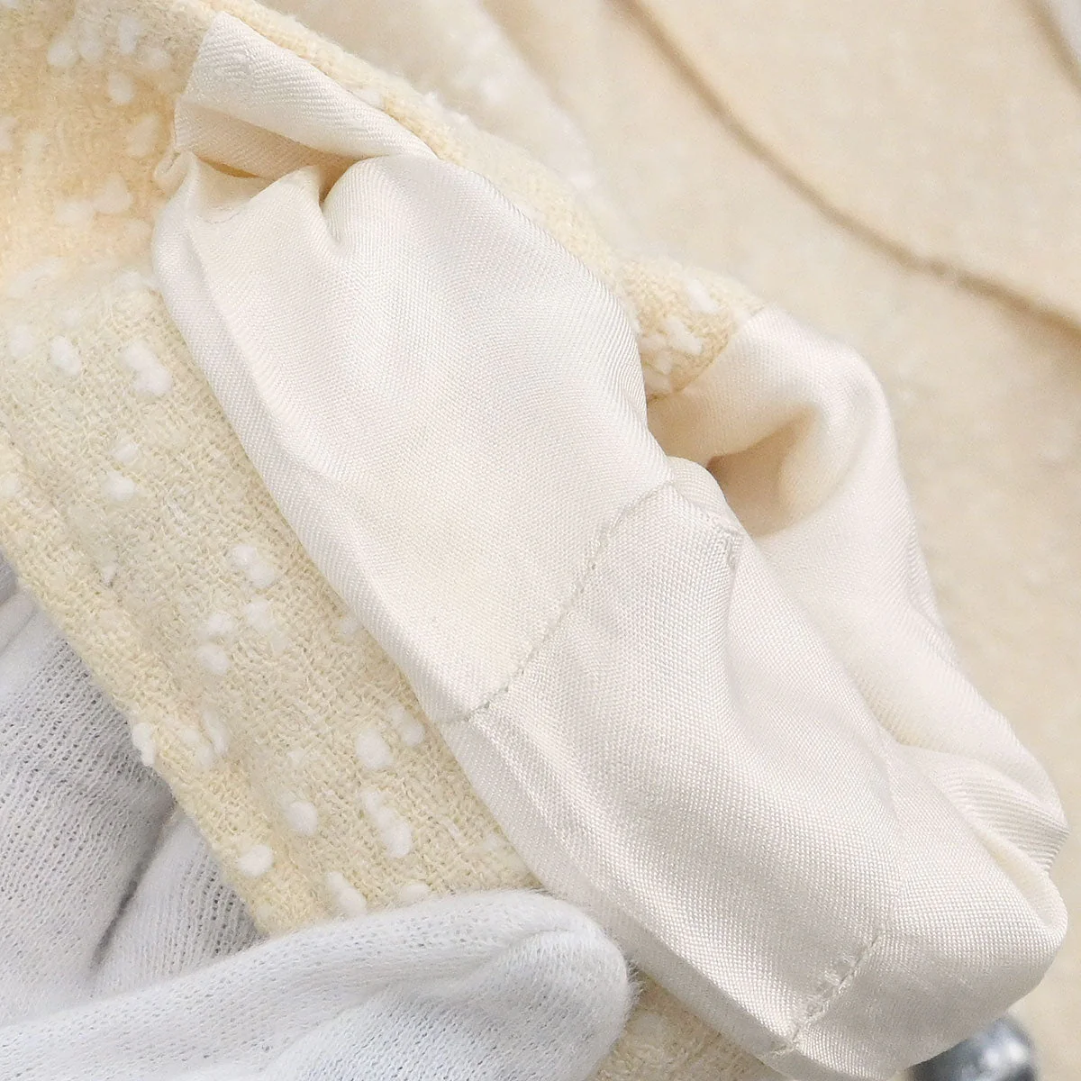 Chanel 1997 Double Breasted Jacket Ivory #40 - Image 6