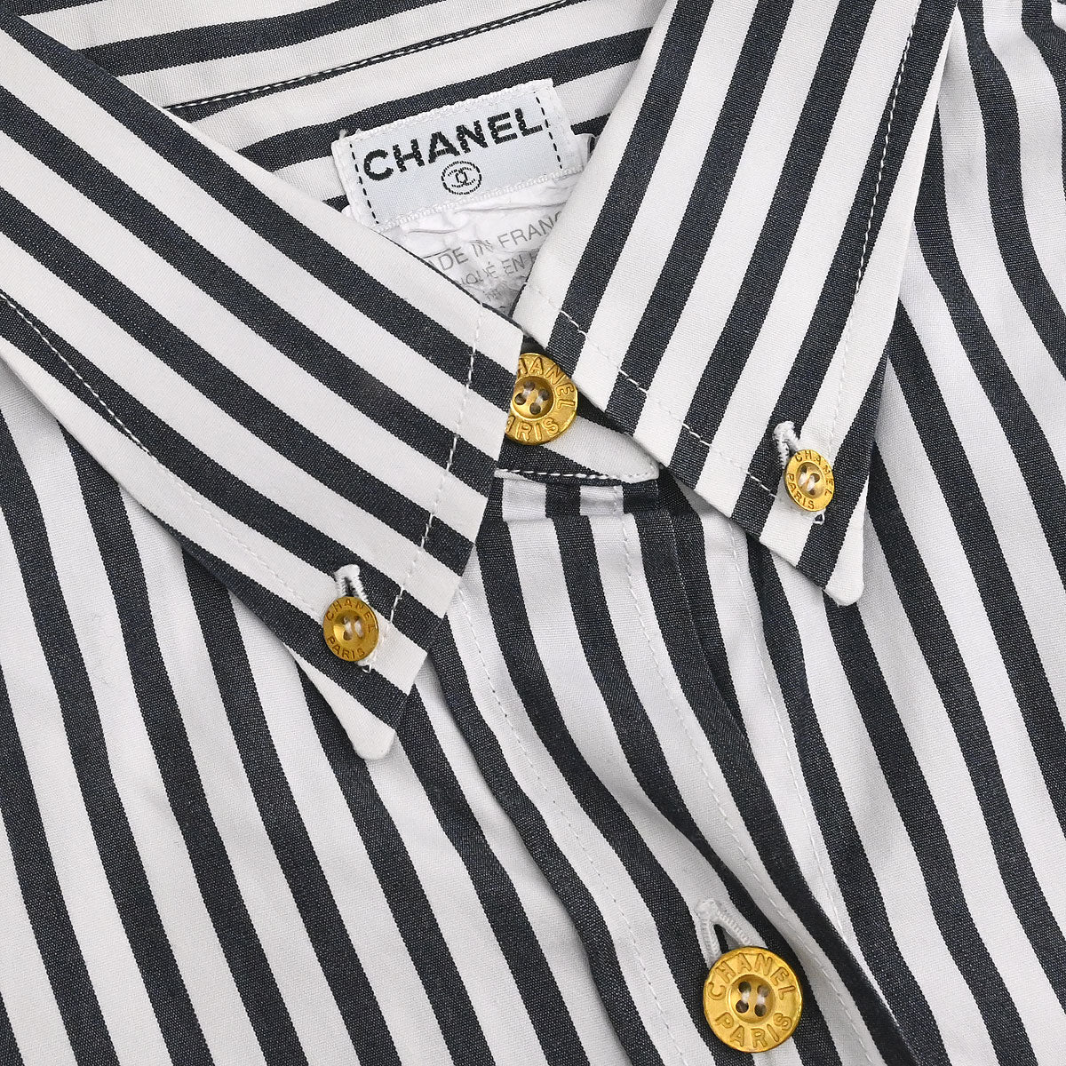 Chanel Blouse Shirt Black - Image 3