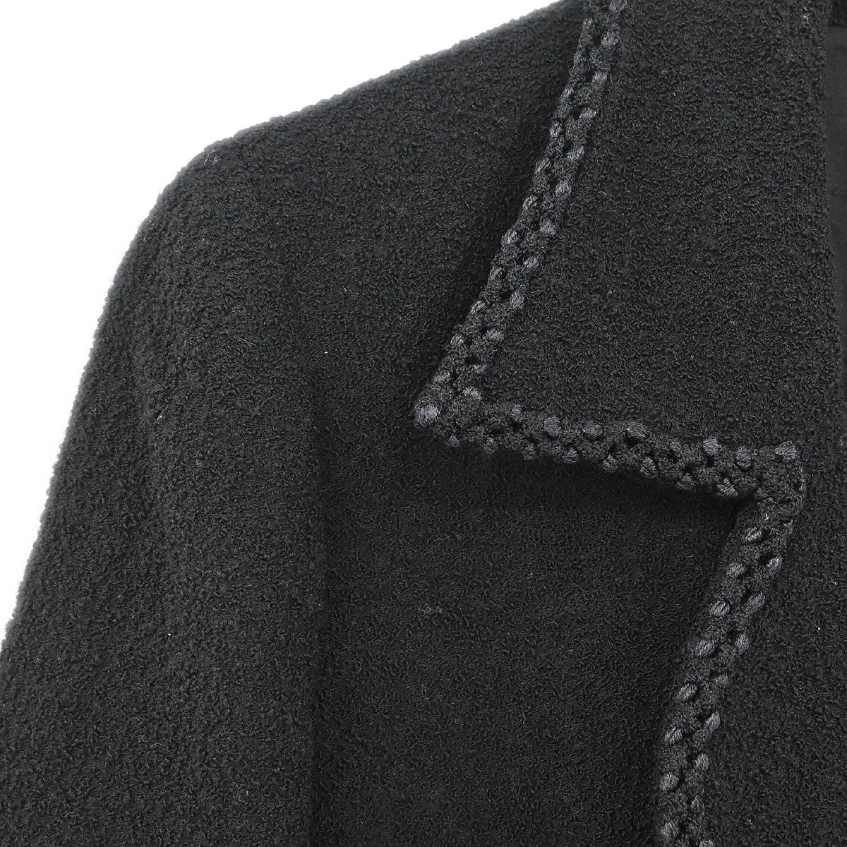 Chanel 2008 Single Breasted Jacket Black #38 - Image 3