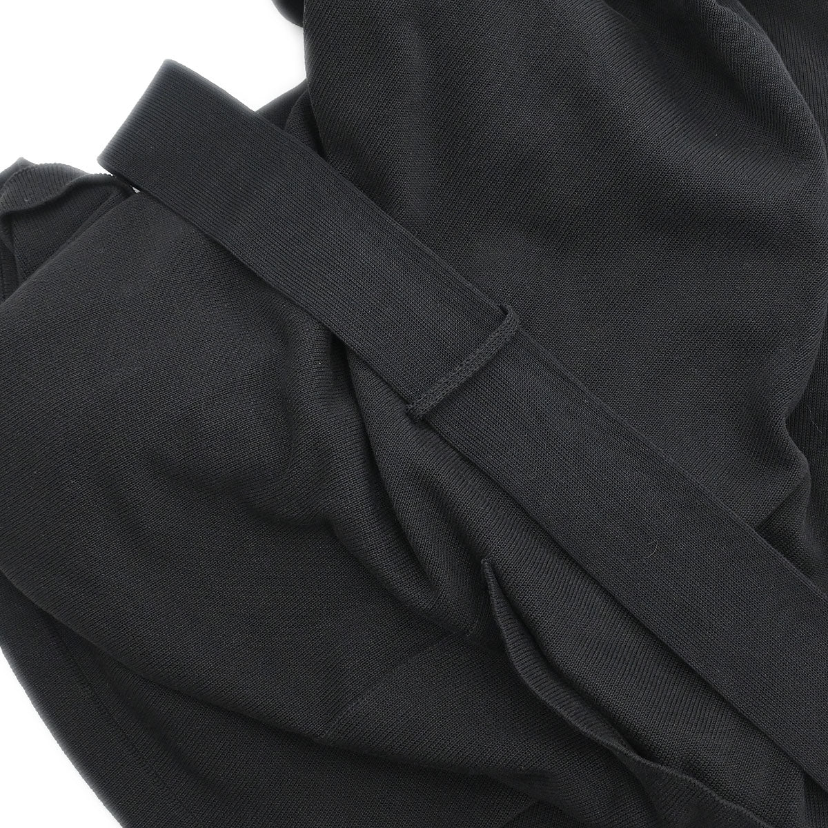 Chanel 2003 Sport Line Belted Robe Style Coat Gown Black #M - Image 7