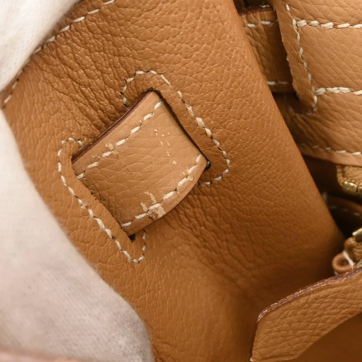 Hermes Natural Epsom Kelly 32 Retourne 2way Shoulder Handbag - Image 9