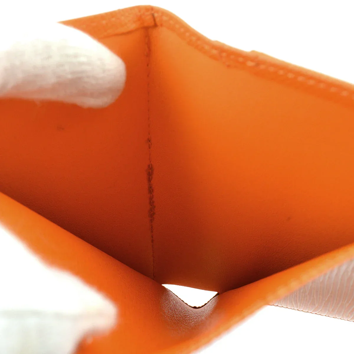 Louis Vuitton 2003 Orange Epi Portefeuille Viennois M6324H - Image 6