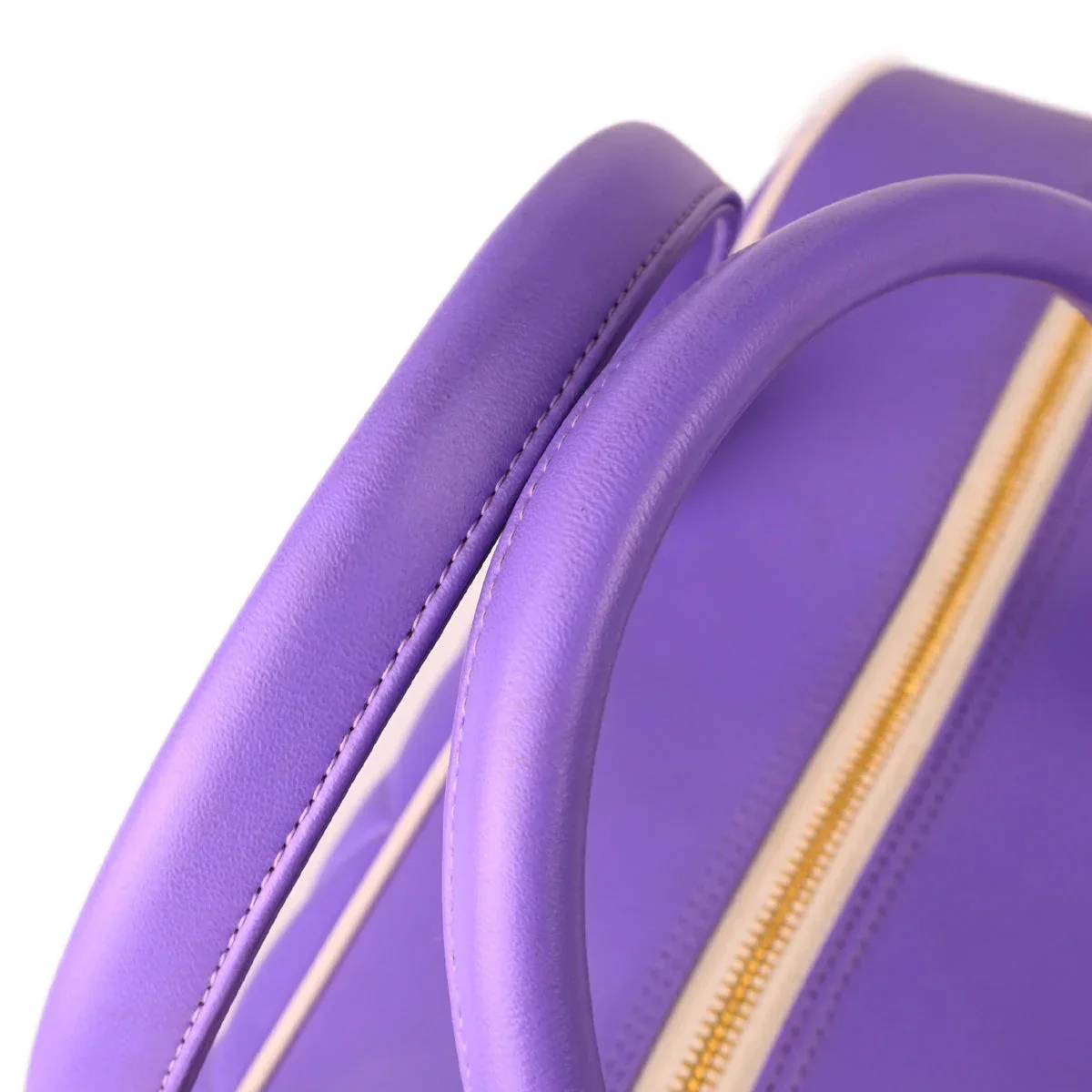 Chanel * 1994-1996 Purple Calfskin Bowling Bag 50 - Image 7