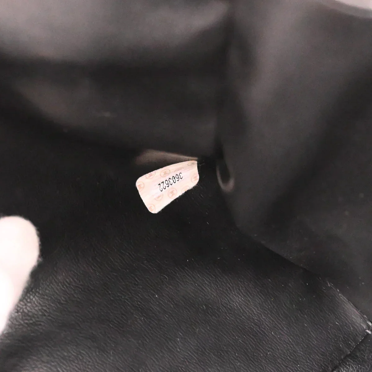 Chanel * 1994-1996 Purple Calfskin Bowling Bag 50 - Image 9