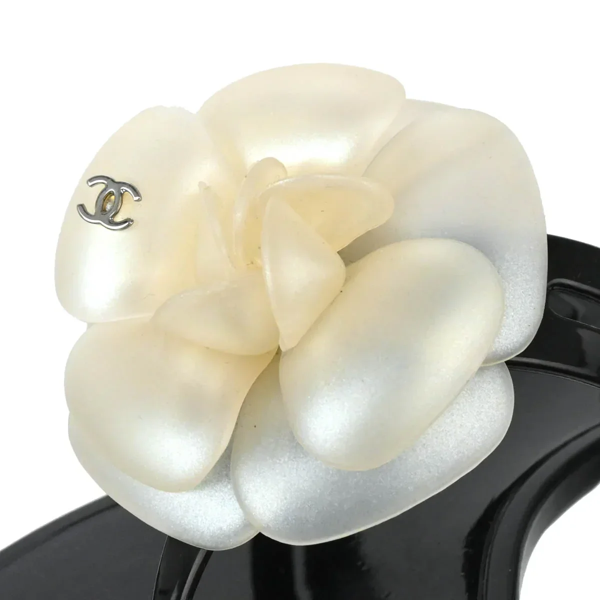 Chanel * Camellia Mule Sandals Shoes #35 - Image 5