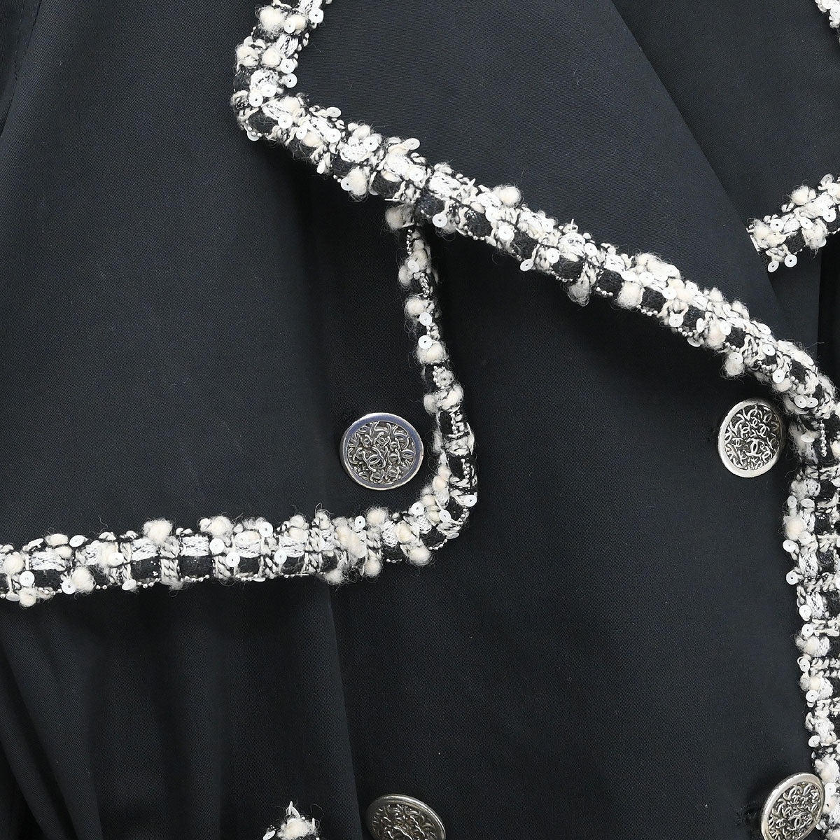 Chanel 2004 Coat Black #38 - Image 5