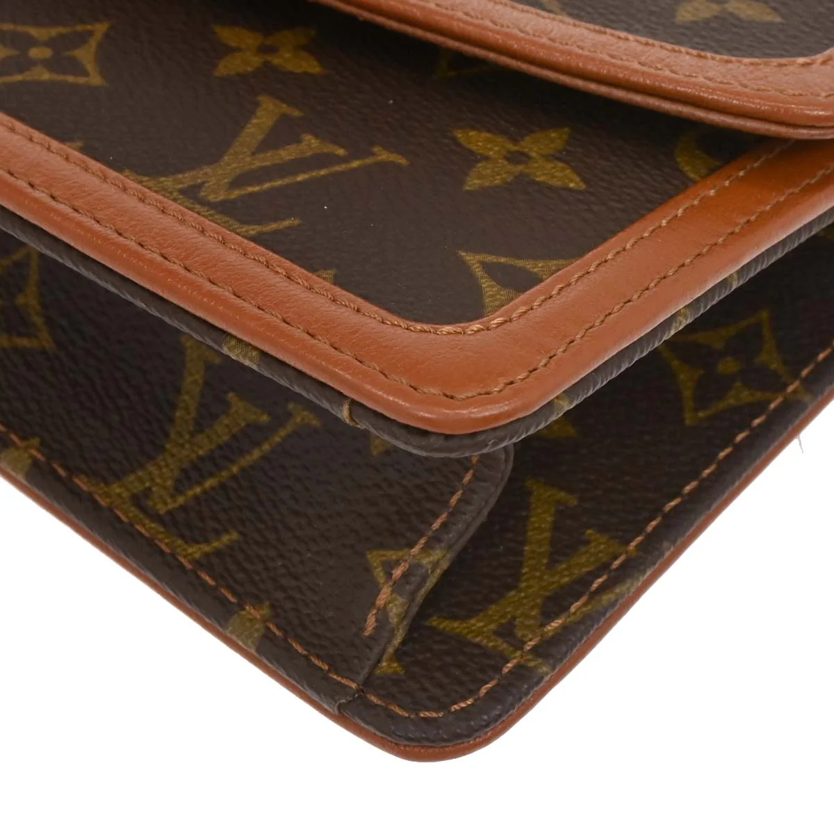Louis Vuitton 1990 Monogram Pochette Dame PM Clutch Bag M51812 - Image 5