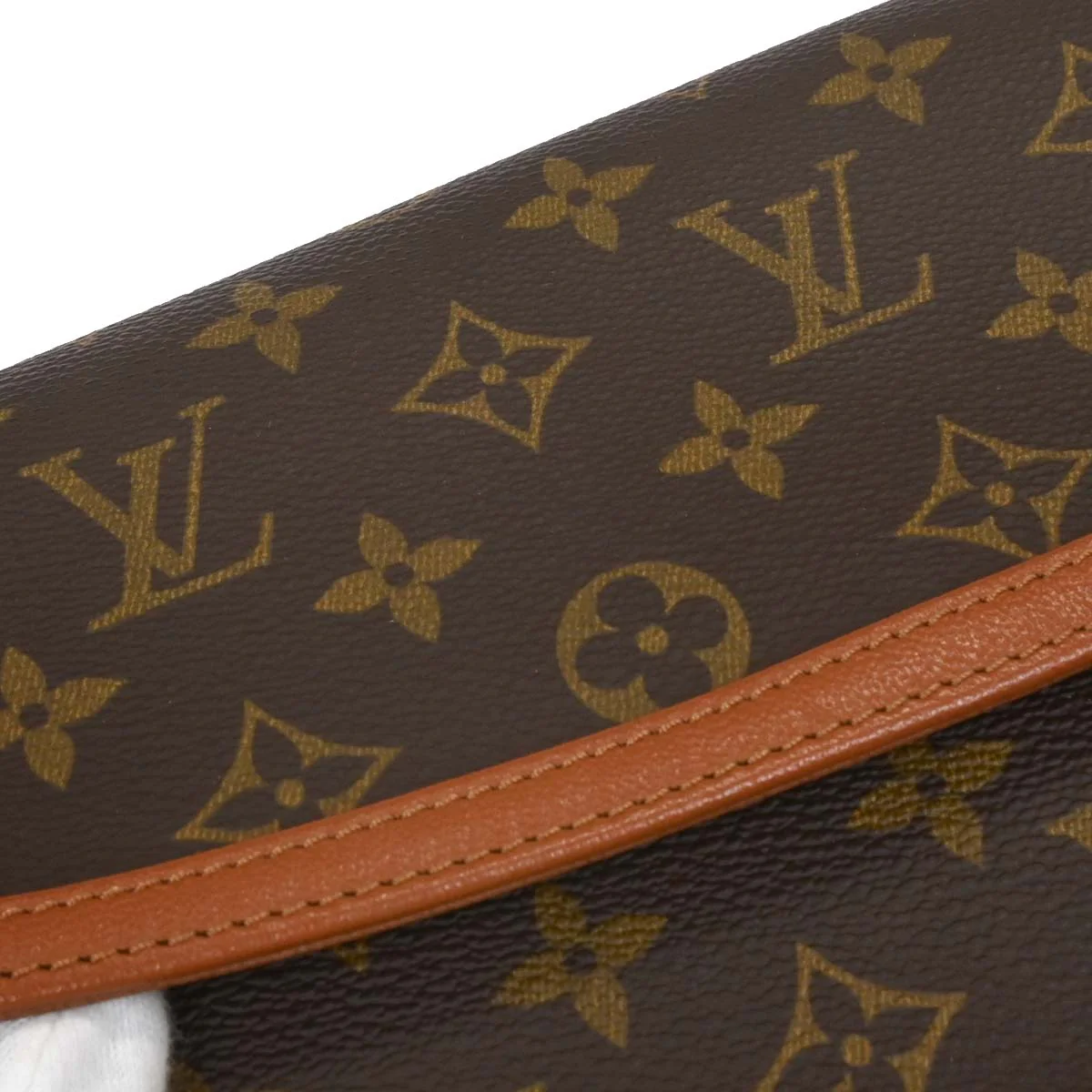 Louis Vuitton 1990 Monogram Pochette Dame PM Clutch Bag M51812 - Image 6