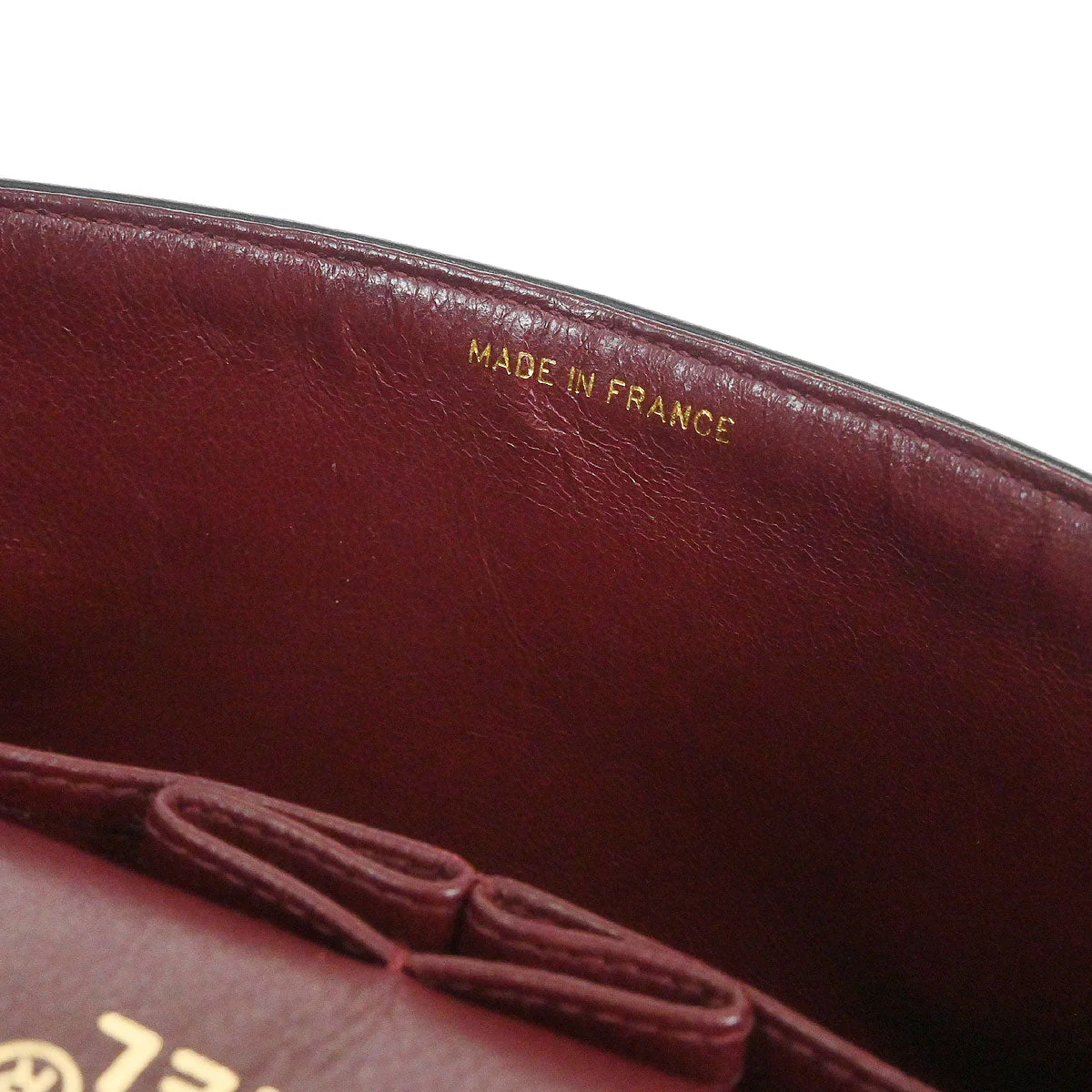 Chanel 1994-1996 Black Lambskin Small Classic Double Flap Shoulder Bag - Image 9