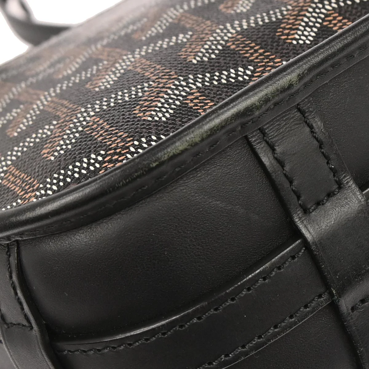 Goyard Black Belvedere PM Shoulder Bag - Image 3