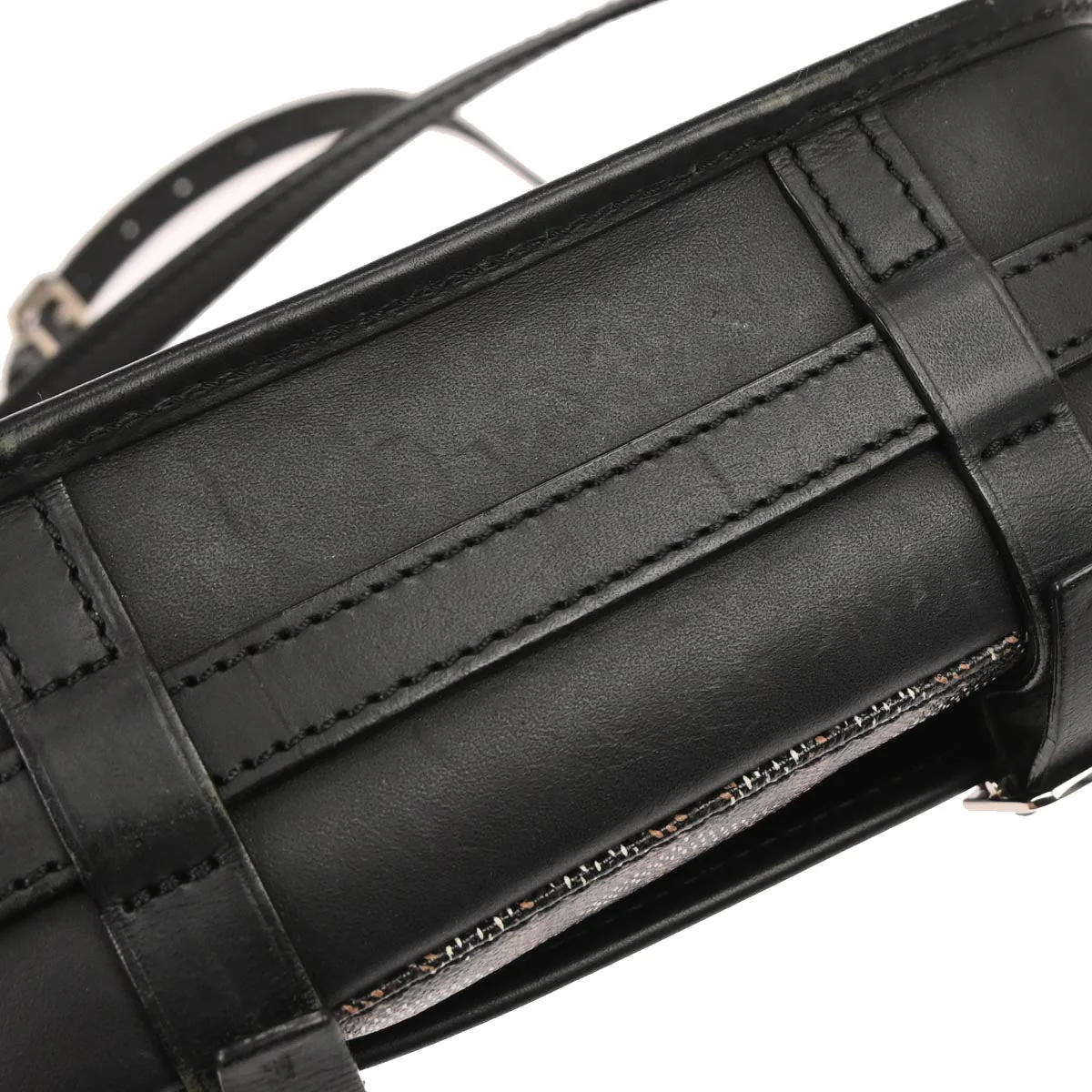 Goyard Black Belvedere PM Shoulder Bag - Image 4