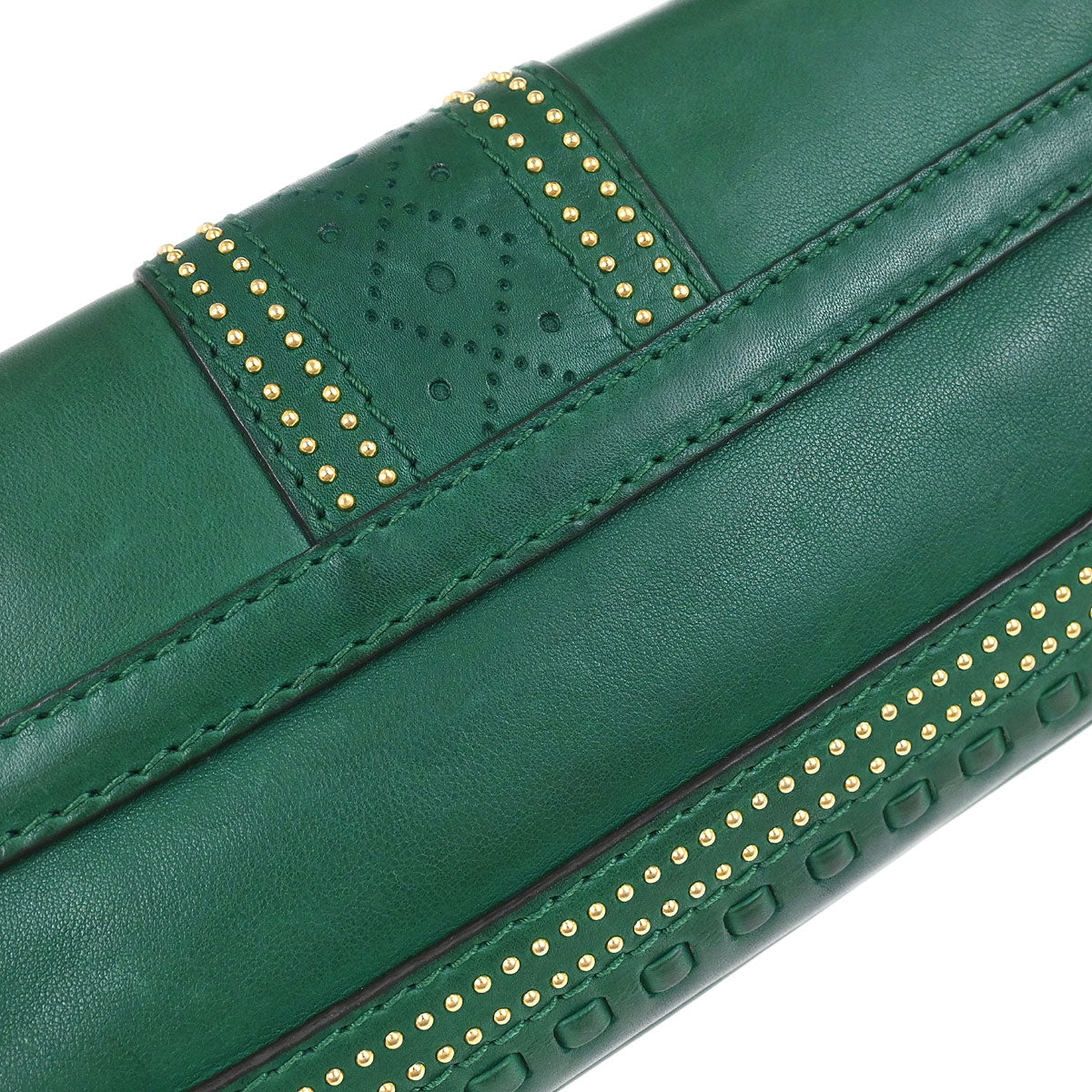 Gucci Green Leather Handbag - Image 6