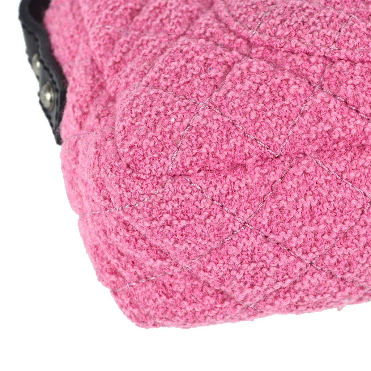 Chanel 2009-2010 Mademoiselle Lock Shoulder Bag Pink - Image 4