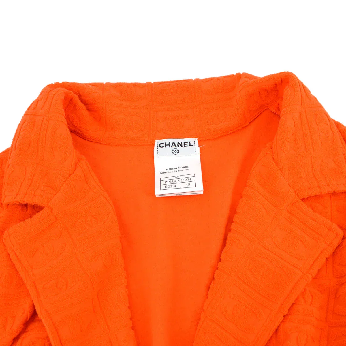 Chanel Summer 2002 CC terry-cloth blazer #40 - Image 5