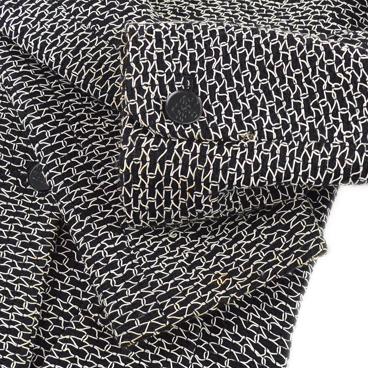 Chanel 1998 Double Breasted Tweed Blazer #38 - Image 4