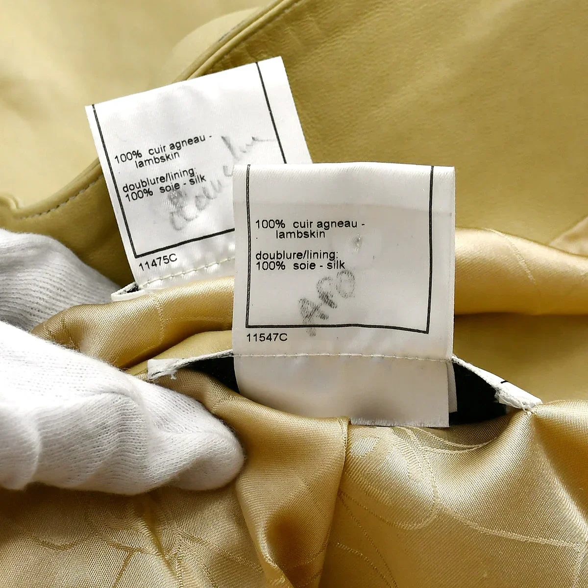 Chanel 2001 spring CC-buttons skirt leather suit #42 - Image 11