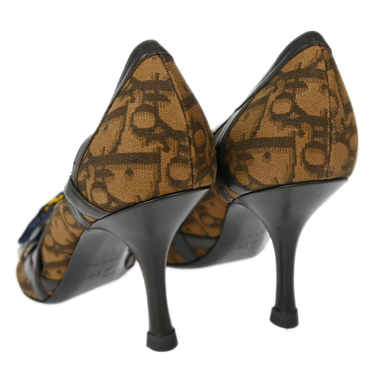 Christian Dior * Brown Trotter Pumps Shoes #34 - Image 3