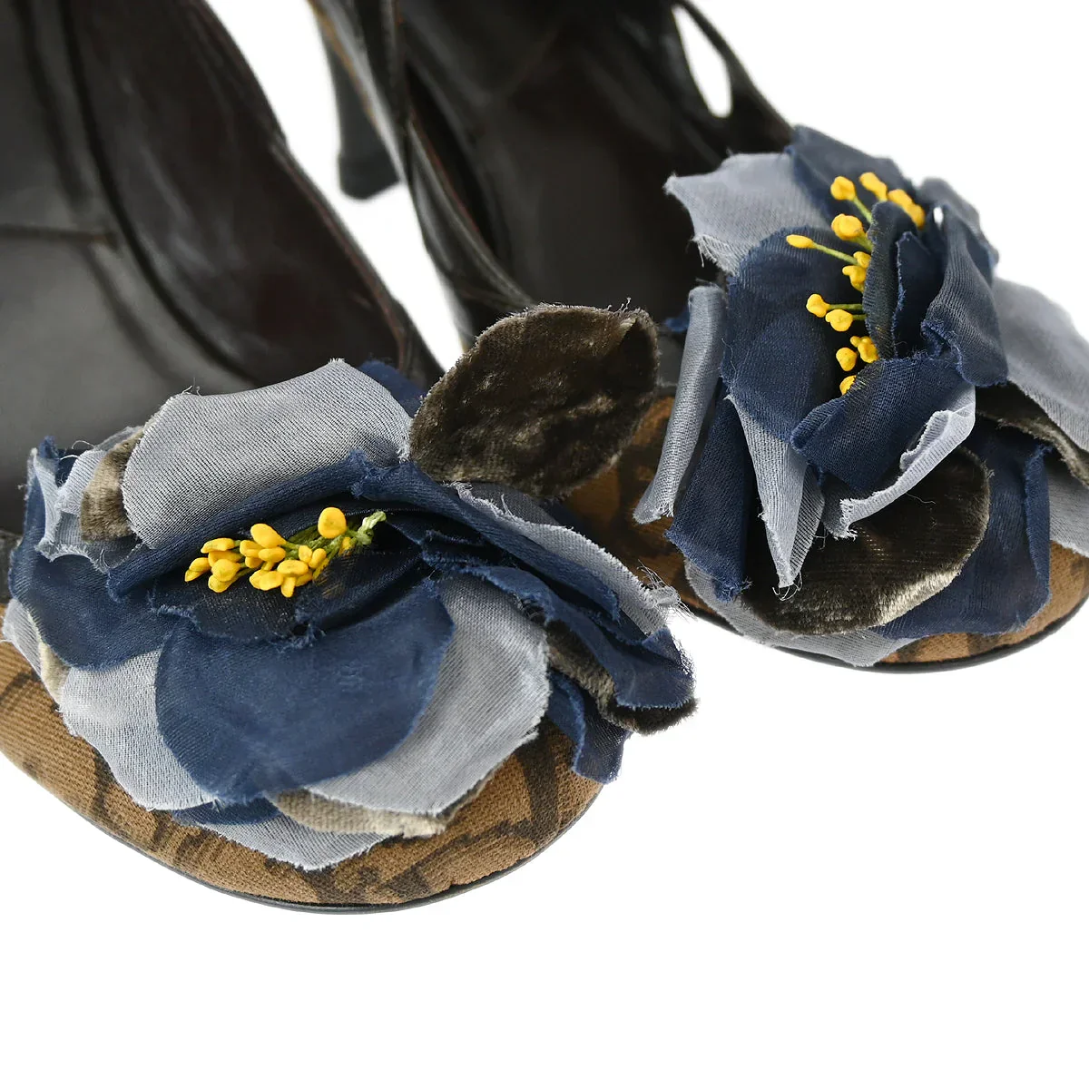 Christian Dior * Brown Trotter Pumps Shoes #34 - Image 5