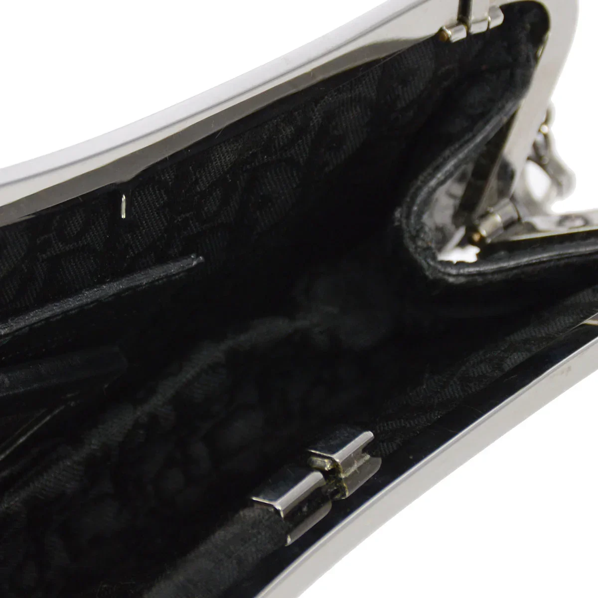 Christian Dior * 2003 Gray Mini Saddle Handbag - Image 7