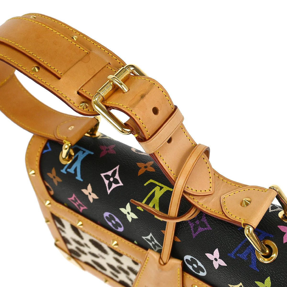 Louis Vuitton * Multicolor Pony hair Sac Dalmatian M92825 - Image 5