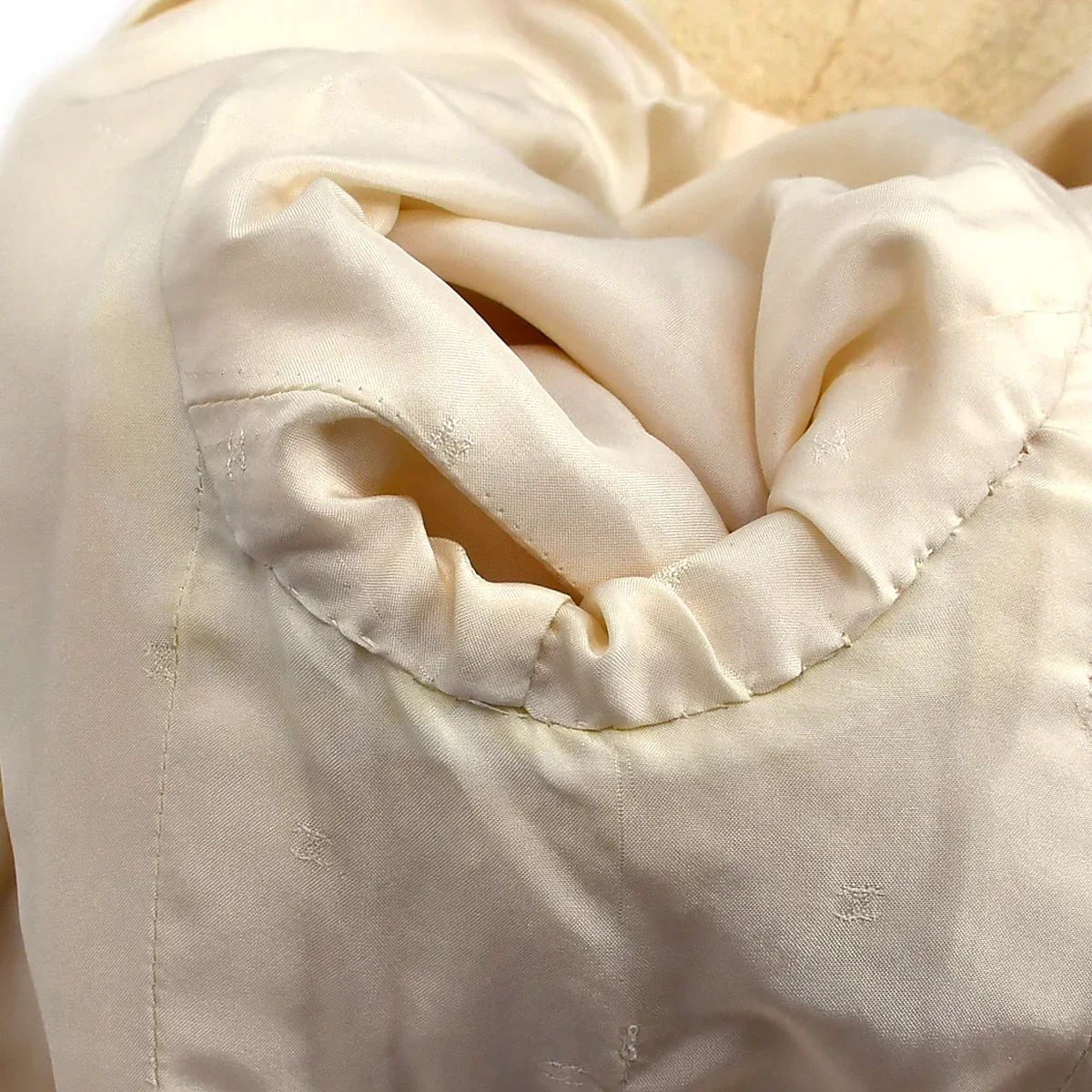 Chanel Setup Suit Jacket Skirt Ivory 94P #38 - Image 6