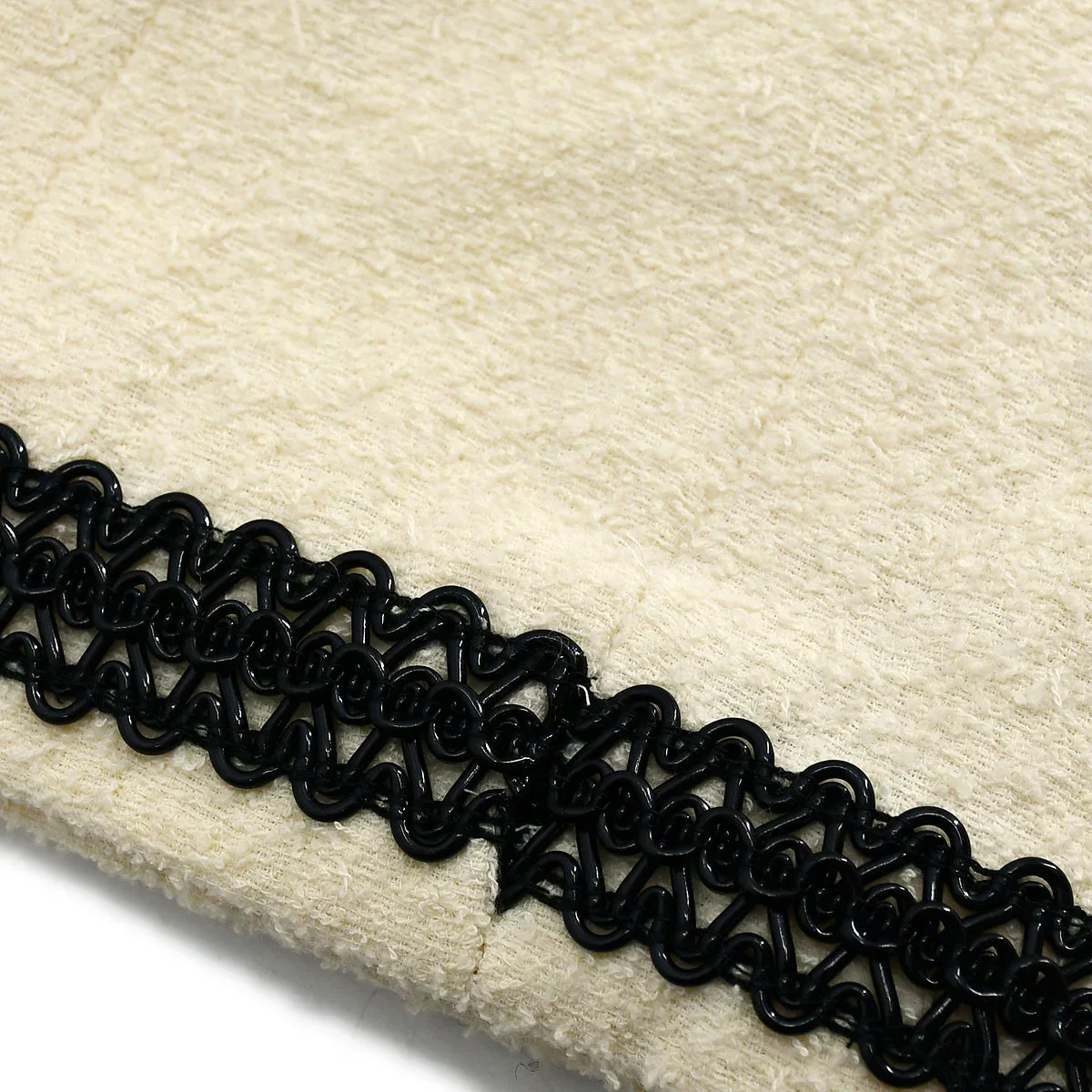 Chanel Setup Suit Jacket Skirt Ivory 94P #38 - Image 8