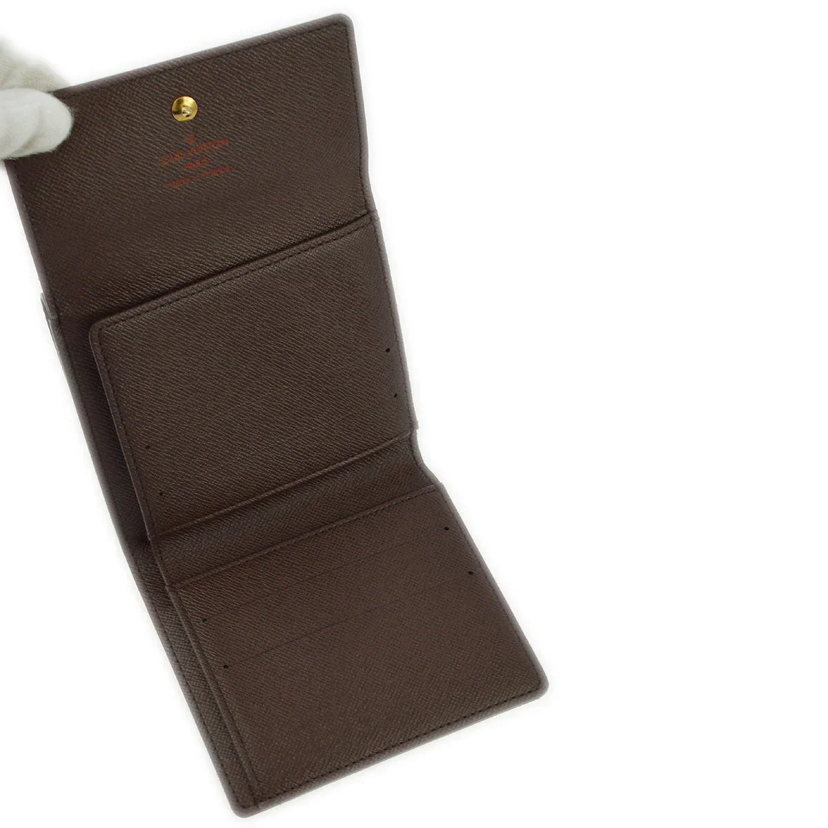 Louis Vuitton 2003 Damier Portefeuille Elise Bifold Wallet N61654 - Image 5