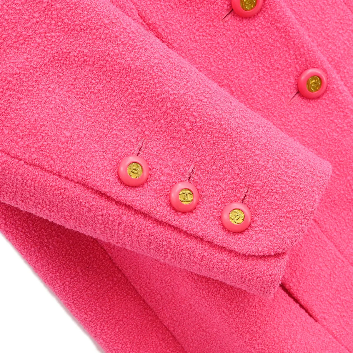 Chanel 1994 Single Breasted Jacket Pink #40 - Image 5