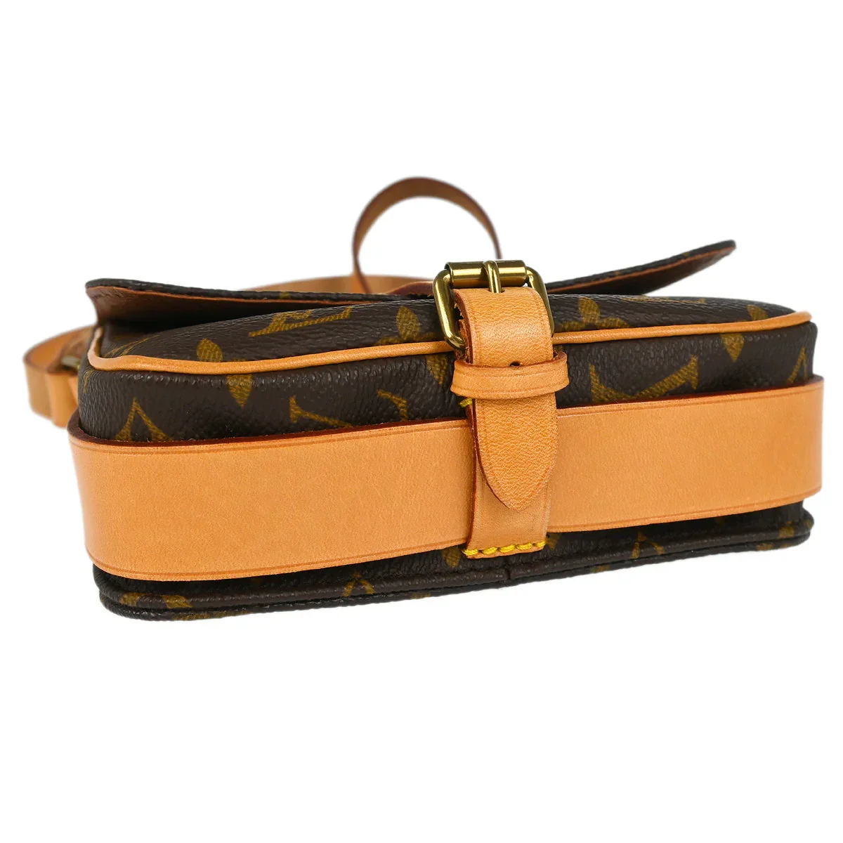 Louis Vuitton 1991 Monogram Cartouchiere PM Shoulder Bag M51254 - Image 3