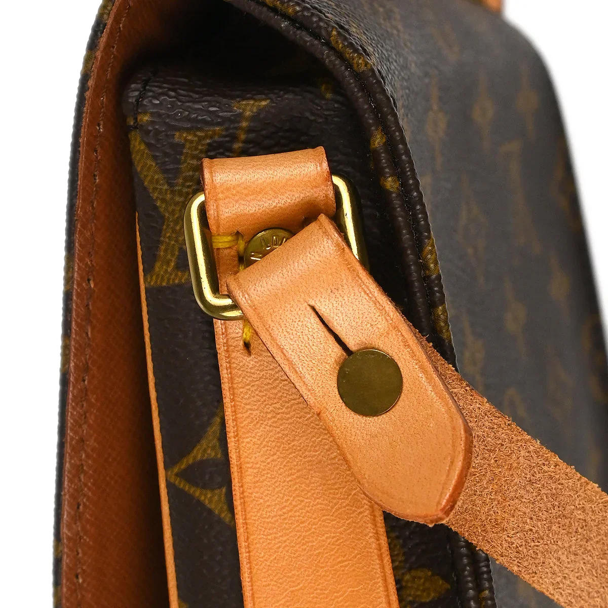 Louis Vuitton 1991 Monogram Cartouchiere PM Shoulder Bag M51254 - Image 6