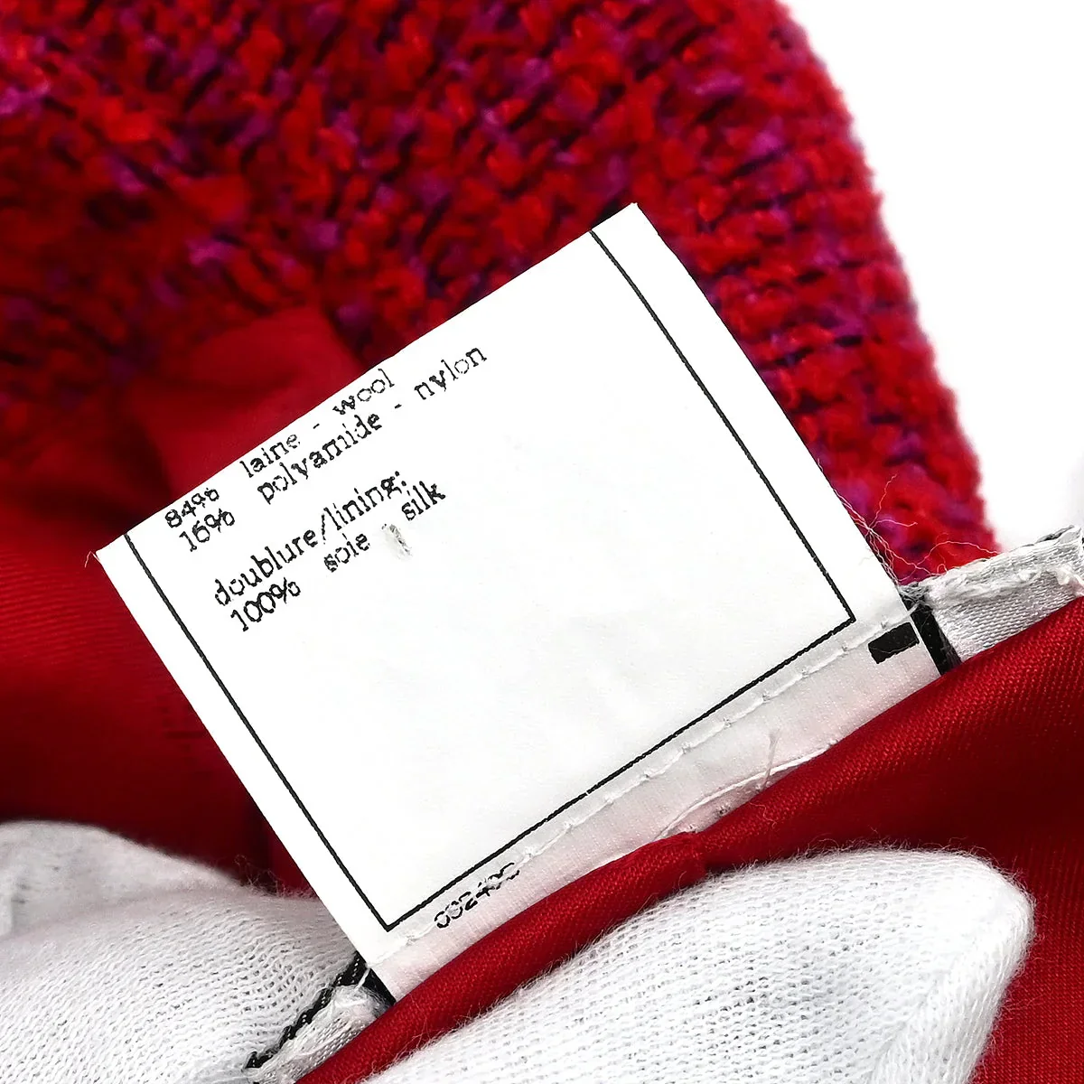 Chanel 1995 Double Breasted Jacket Red #38 - Image 10