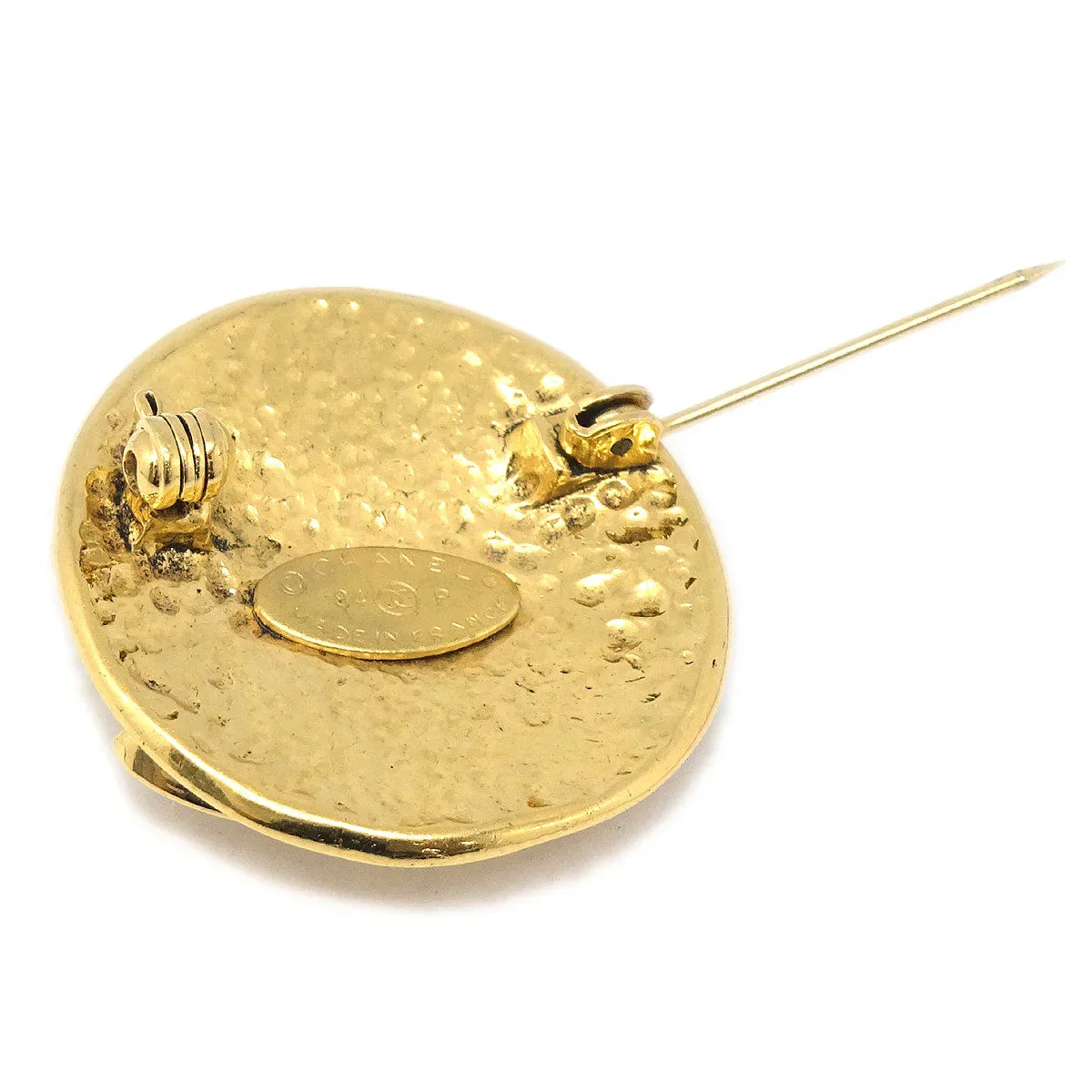 CHANEL 1994 Brooch Pin Corsage Gold 94P - Image 3