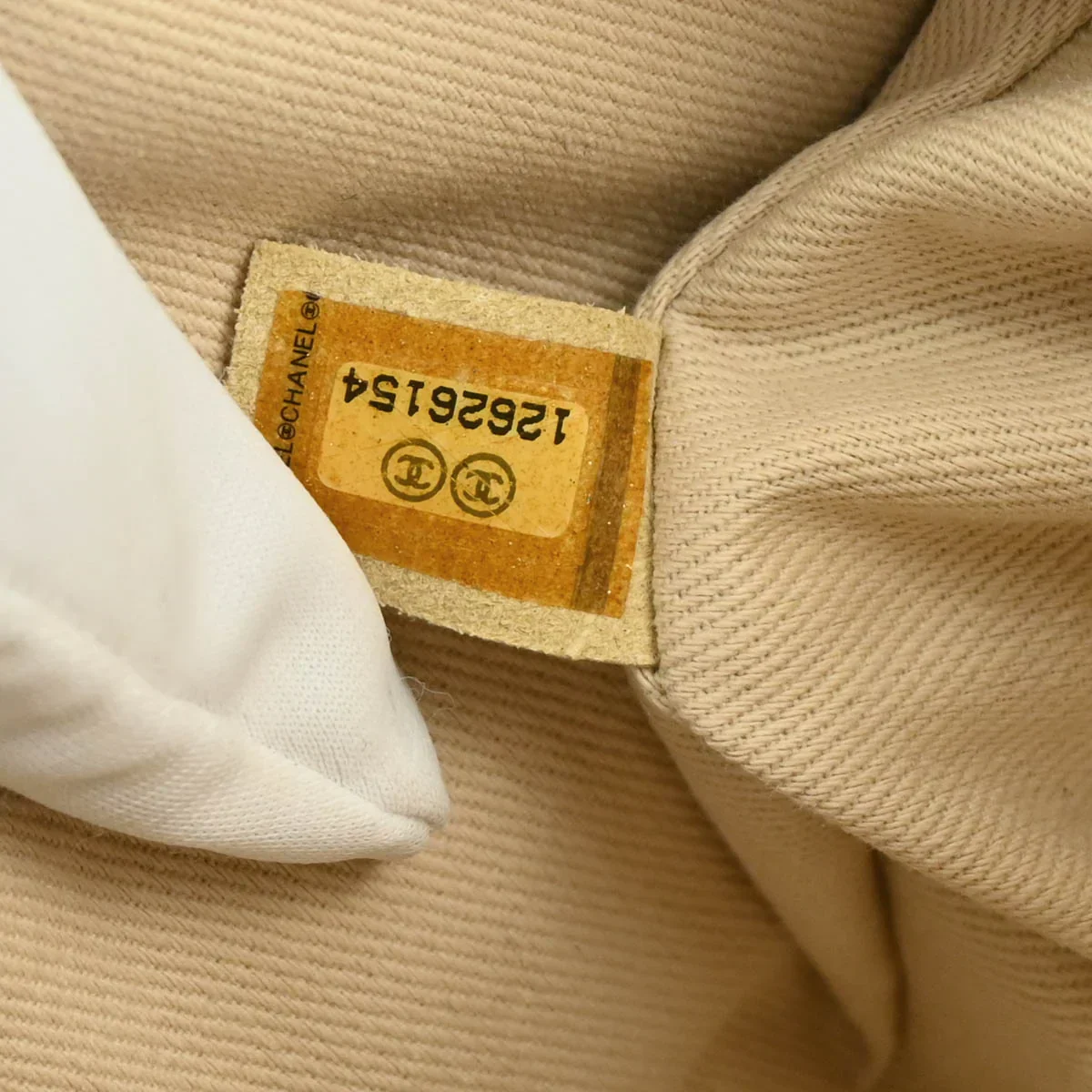 Chanel 2008-2009 Navy Cotton Cruise Line Shoulder Bag - Image 11