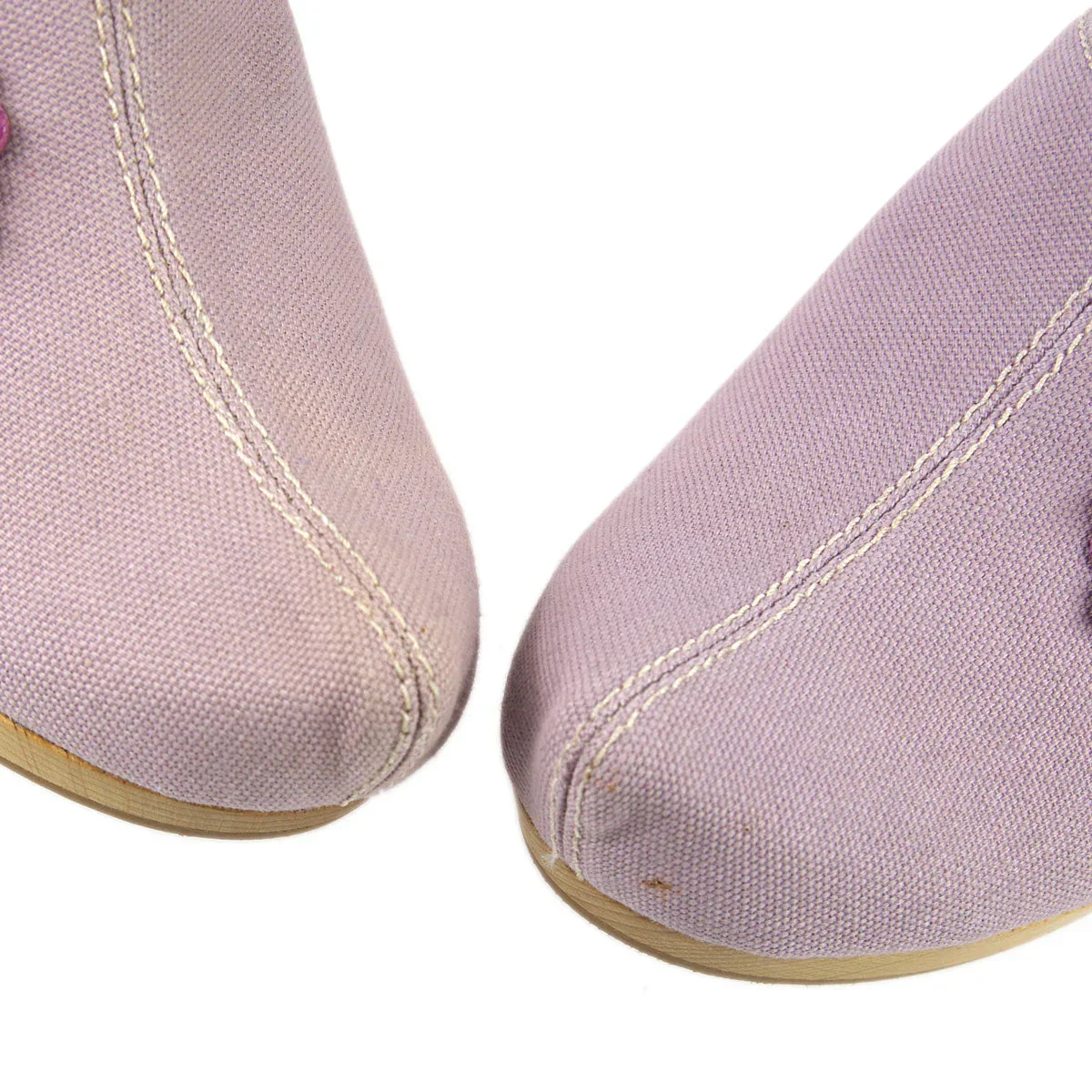 Chanel * Flower Mules Shoes #37 1/2 - Image 7