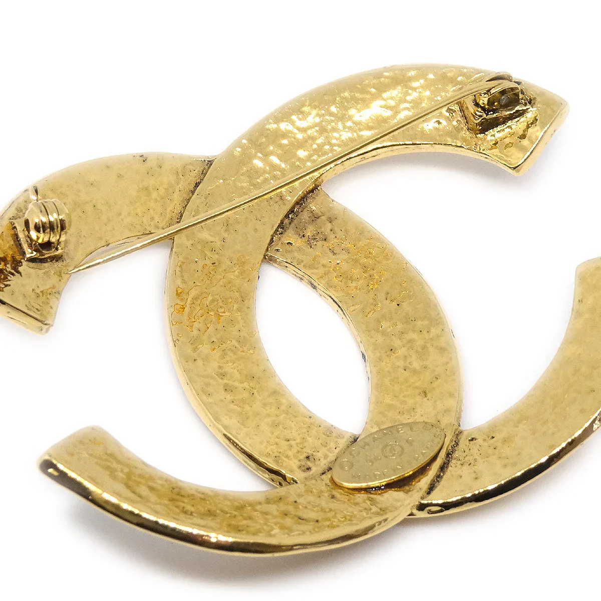 CHANEL 1994 CC Brooch Pin Gold - Image 3