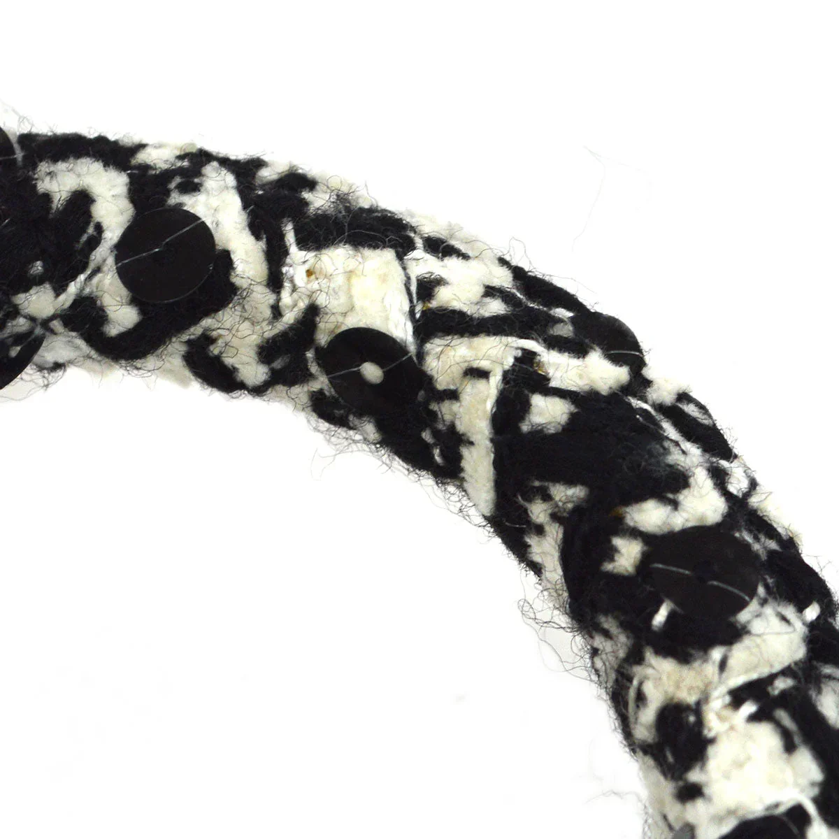 CHANEL * 1991-1994 Classic Flap Handbag Micro Tweed - Image 6