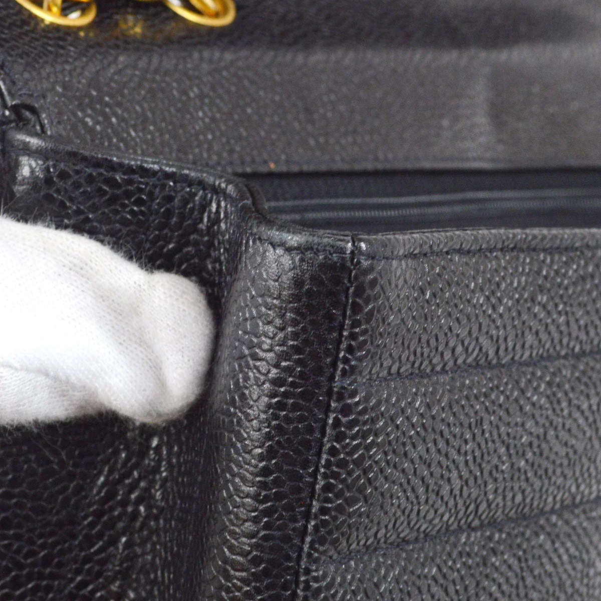 CHANEL 1994-1996 Large Horizontal Classic Single Flap - Image 10