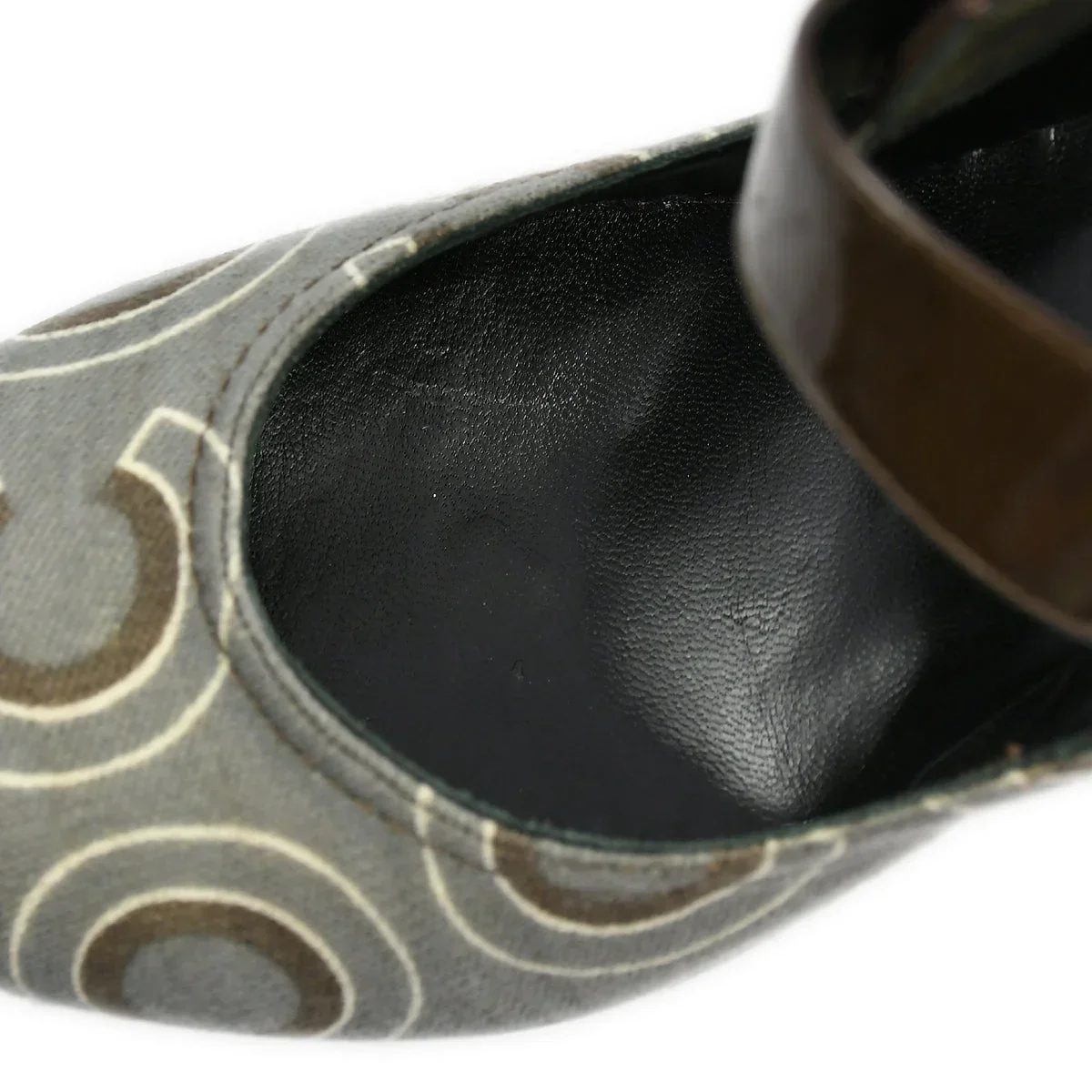 Chanel * Brown Pumps Shoes #36 1/2 - Image 6