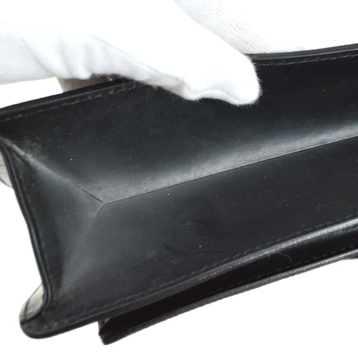 Louis Vuitton 2006 Black Epi Monceau 28 M52792 - Image 5
