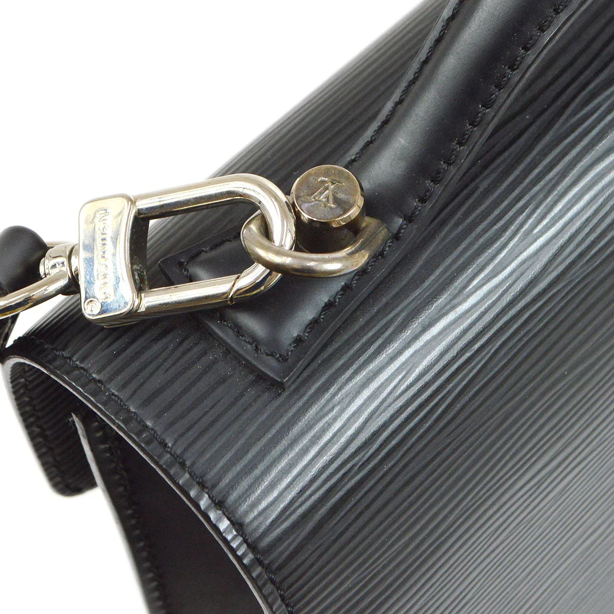 Louis Vuitton 2006 Black Epi Monceau 28 M52792 - Image 6