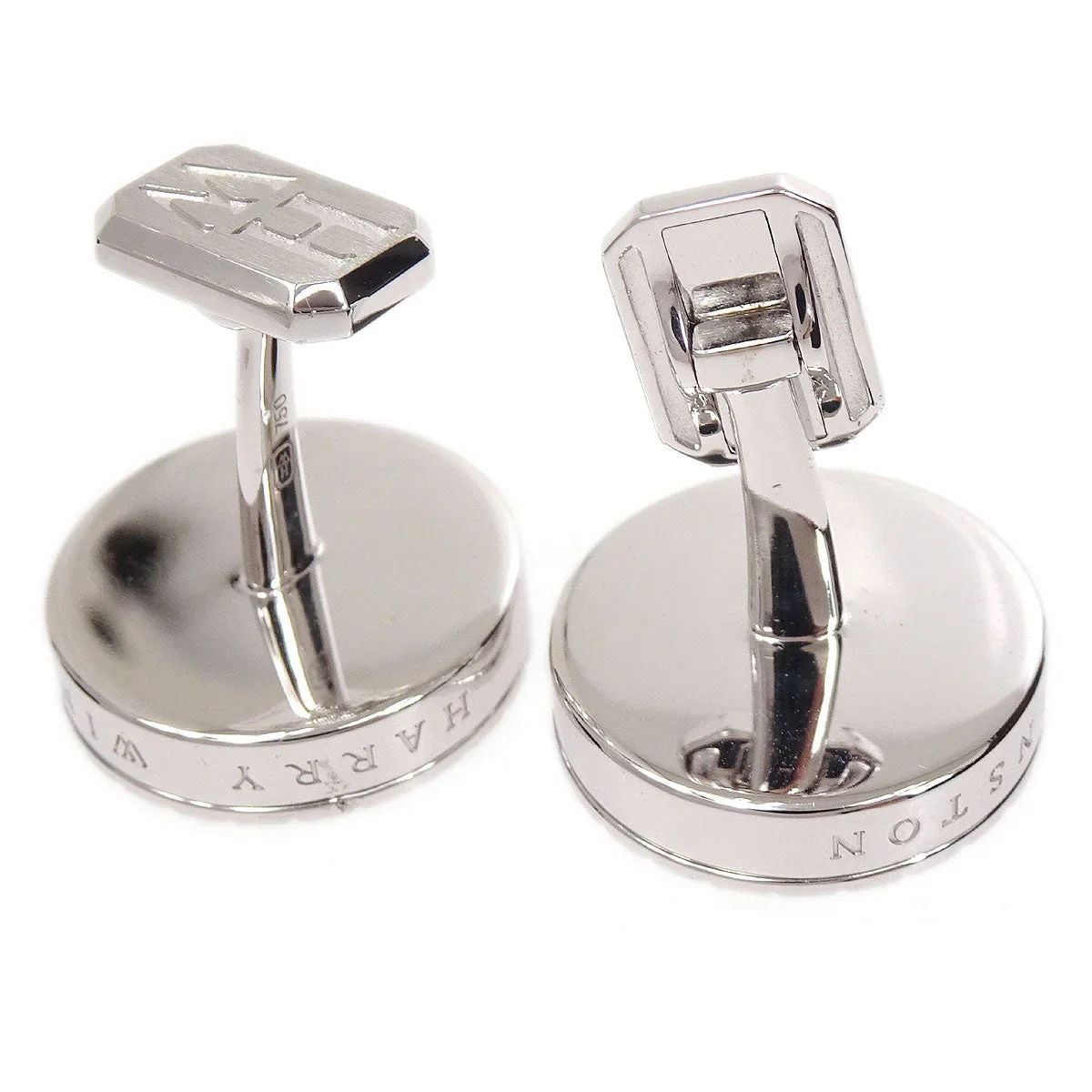 Harry Winston Ocean Cufflinks 18KWG - Image 4