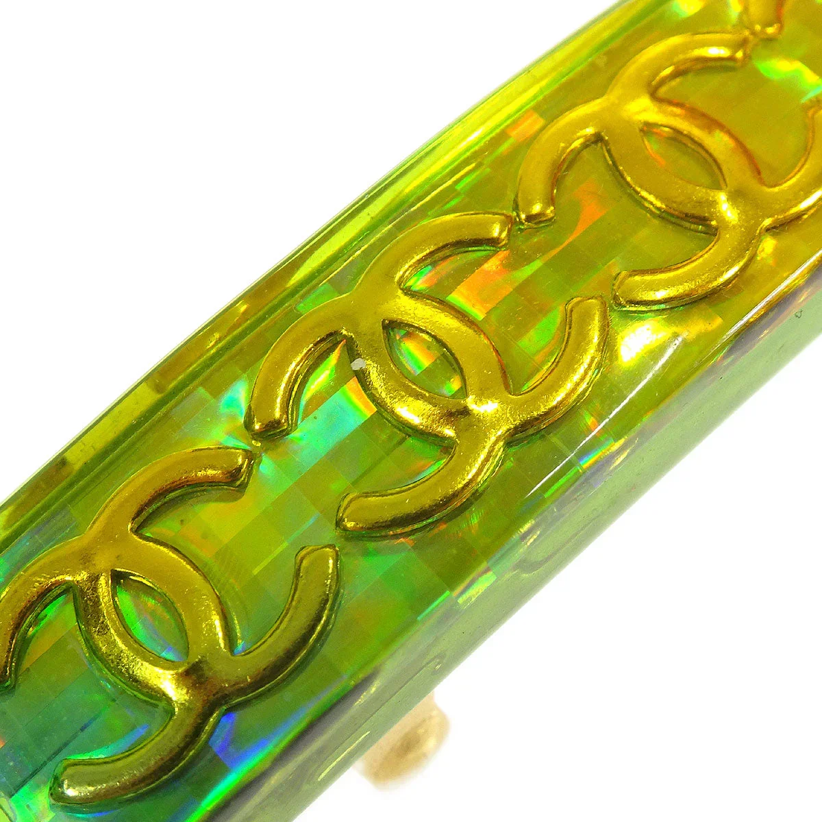 Chanel Rainbow Lucite Hair Clip Barrette 97P - Image 3