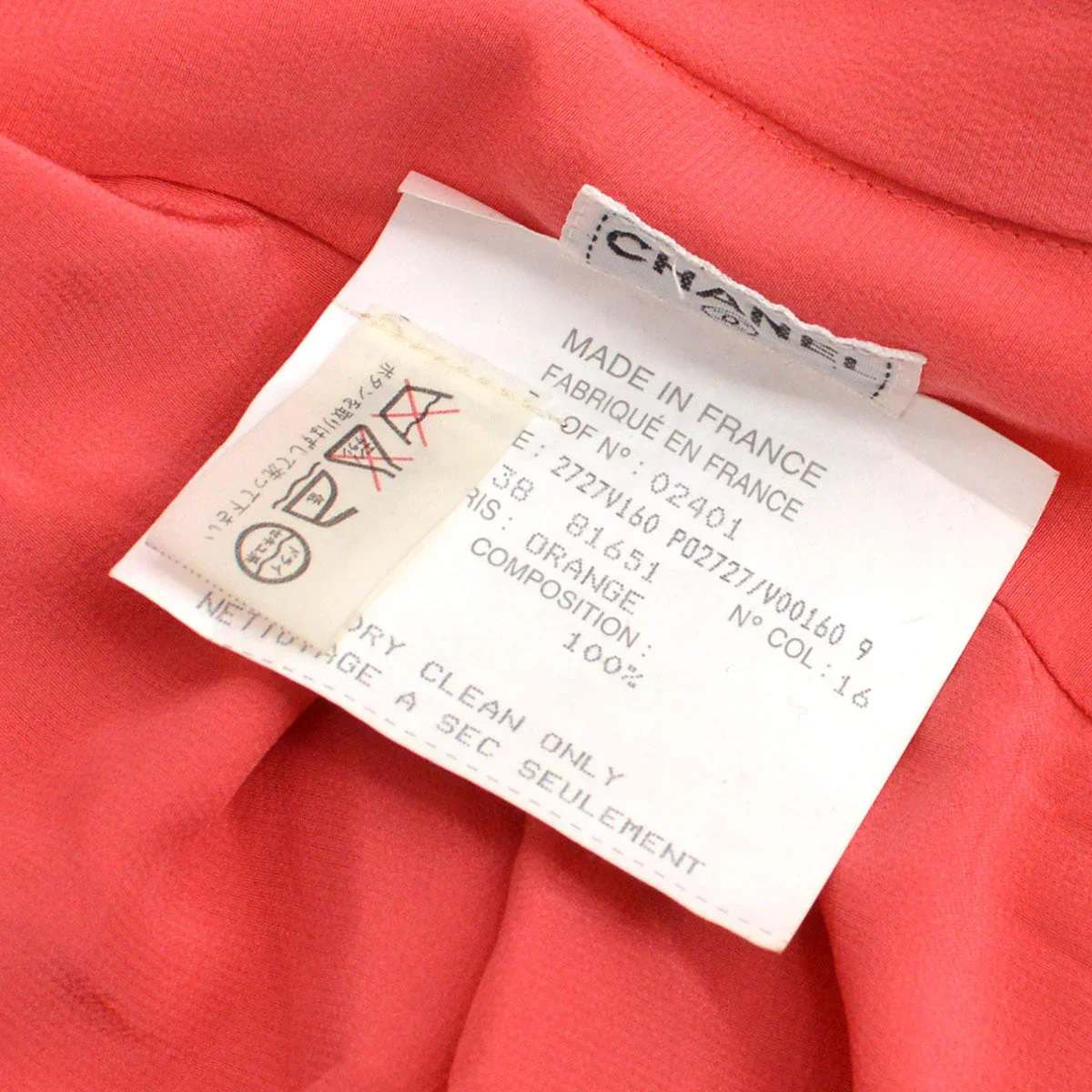 Chanel logo-button silk shirt #38 - Image 9