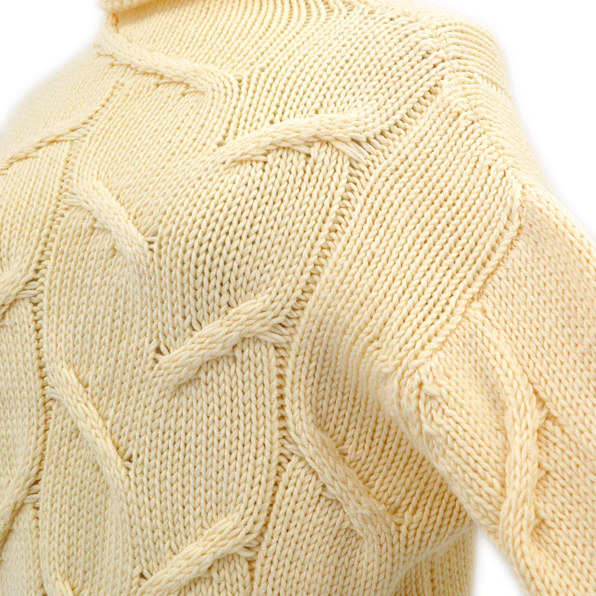 Chanel 1999 Fall fisherman's knit mock-neck jumper #38 - Image 4