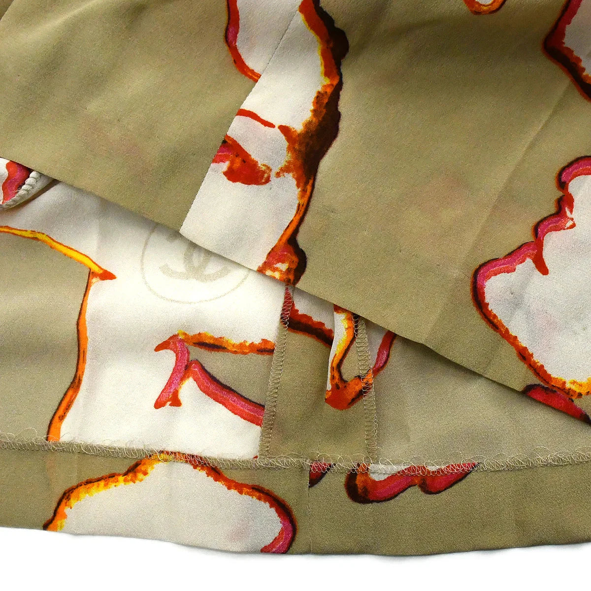 Chanel 2000 High Summer abstract-print silk dress #38 - Image 7