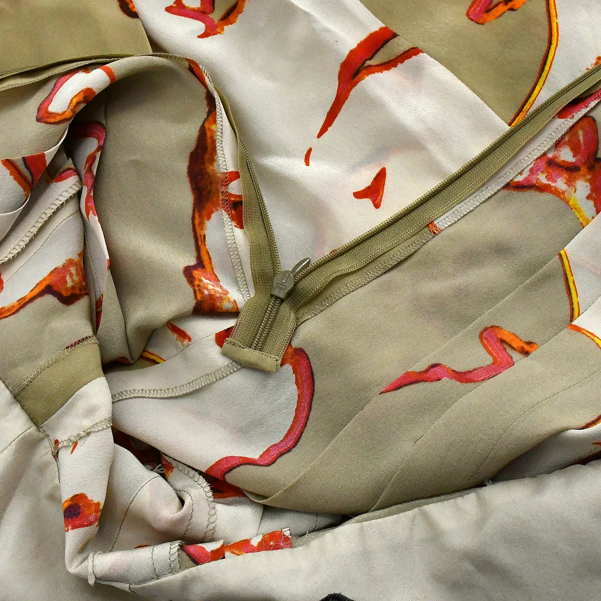 Chanel 2000 High Summer abstract-print silk dress #38 - Image 8