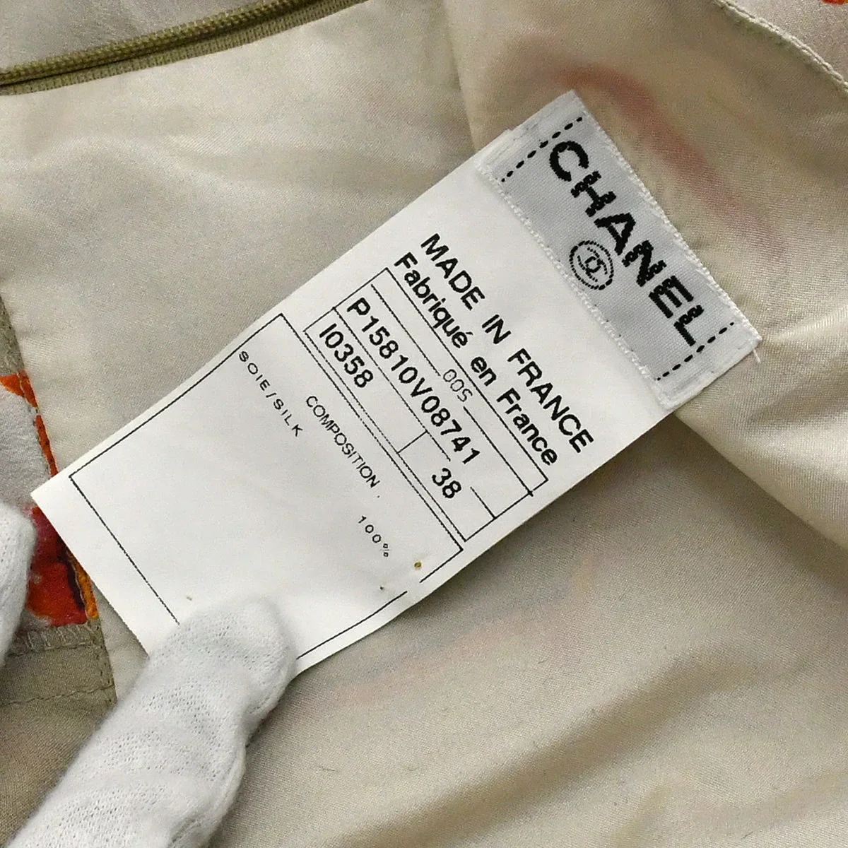 Chanel 2000 High Summer abstract-print silk dress #38 - Image 9